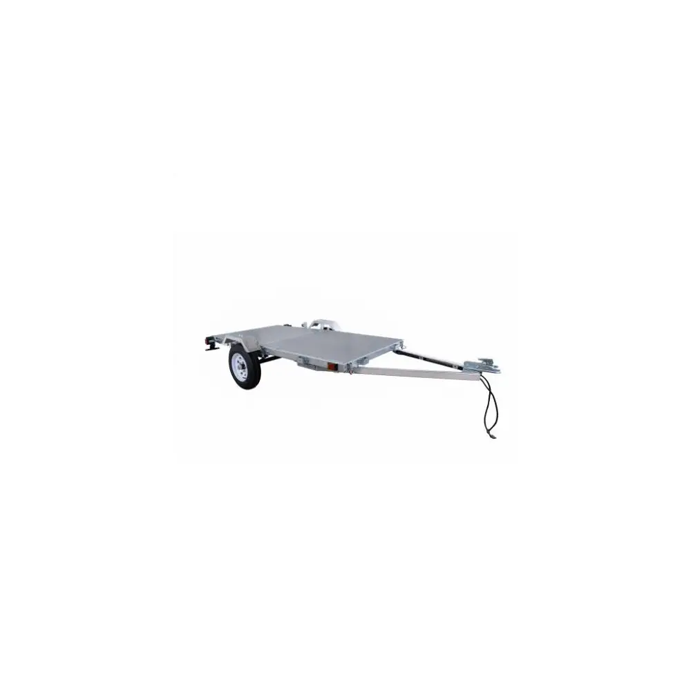 DK2 4' x 8' Single Axle Galvanized Folding Utility Trailer - DK2MFT4X8G